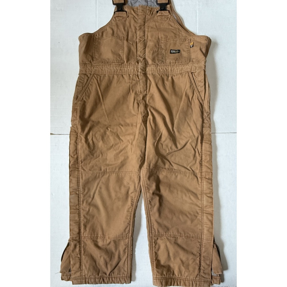 BERNE - Men's FR Deluxe Insulated‎ Bib Overall FRB05BD - 2X-Large Short (52-54)